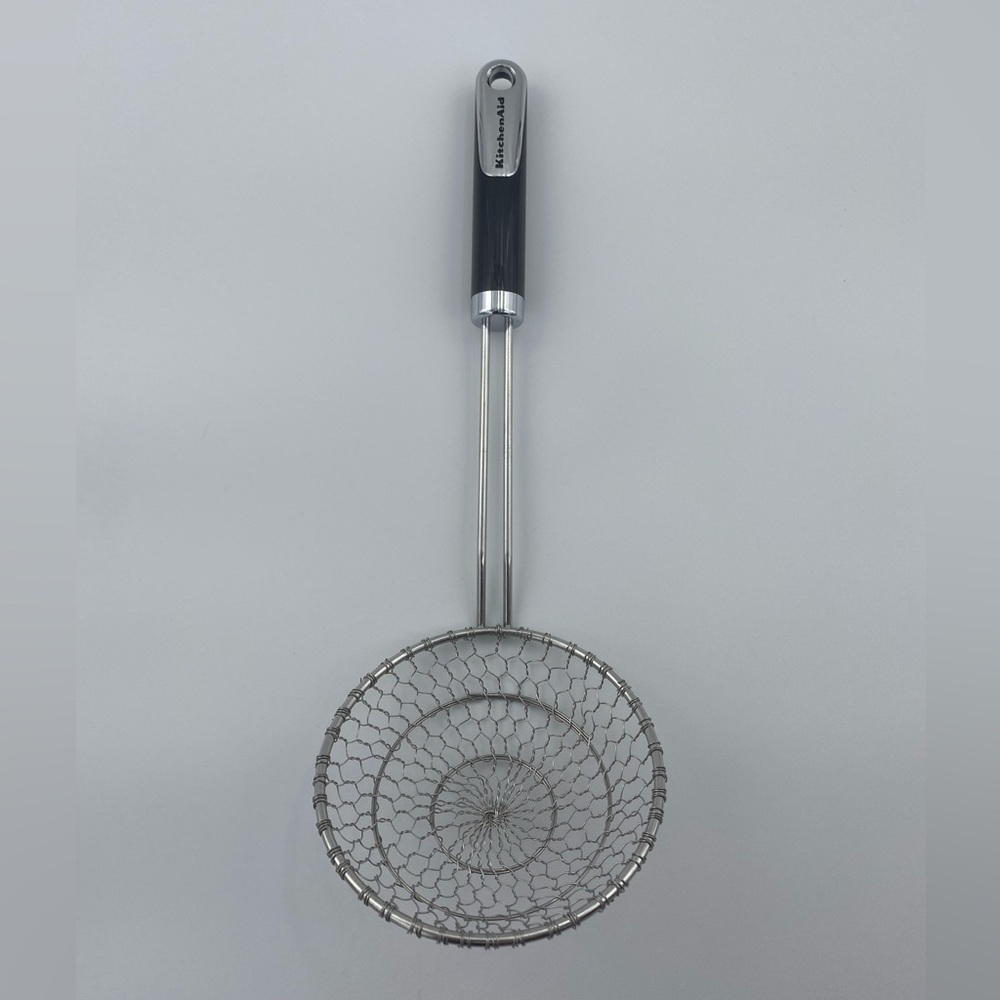 KitchenAid Stainless Steel Wire Skimmer with Black Handle